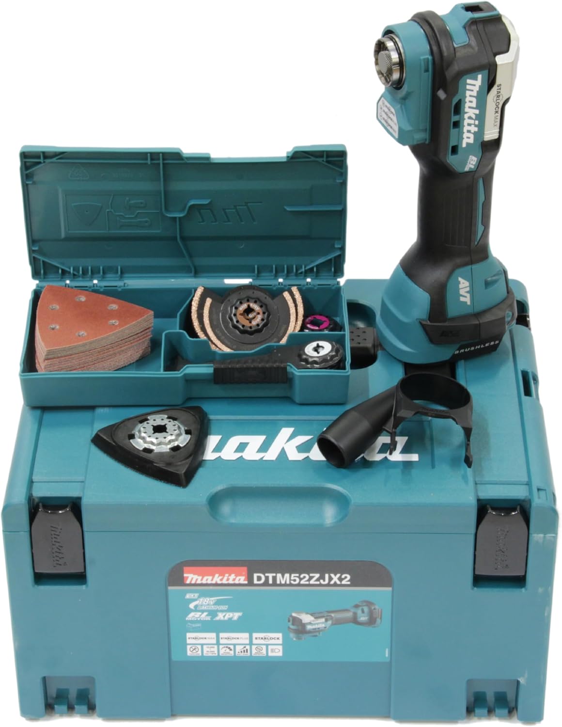 Outil multifonctions 18V LXT (Solo) avec kit d'accessoires en MAKPAC - DTM52ZJX2