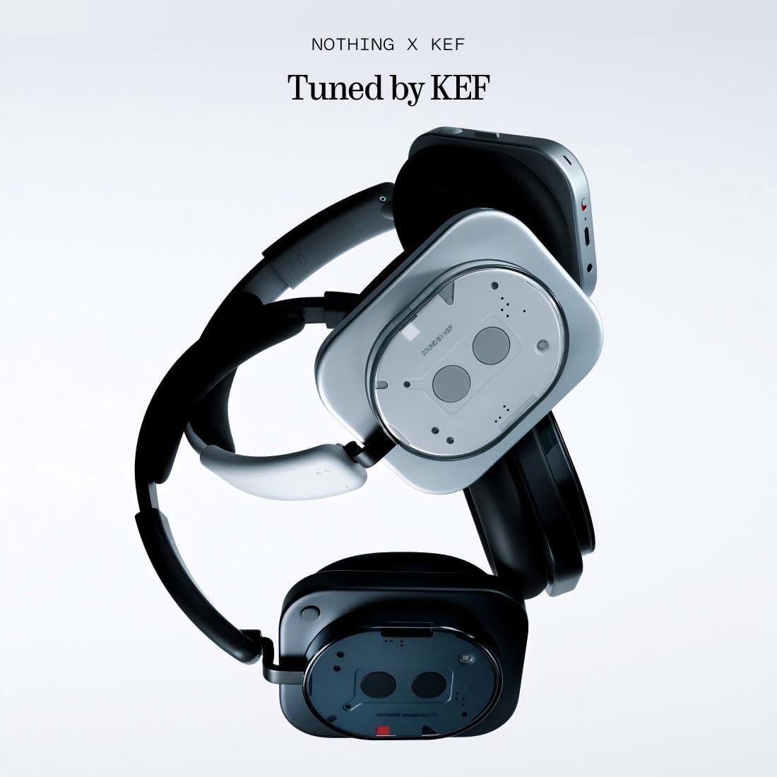 Nothing Headphone (1) Casque Circum-Aural sans Fil avec Réduction Active du Bruit, 80h Autonomie, Hi-Res, Audio Spatial, Résistant à l’Eau – Blanc