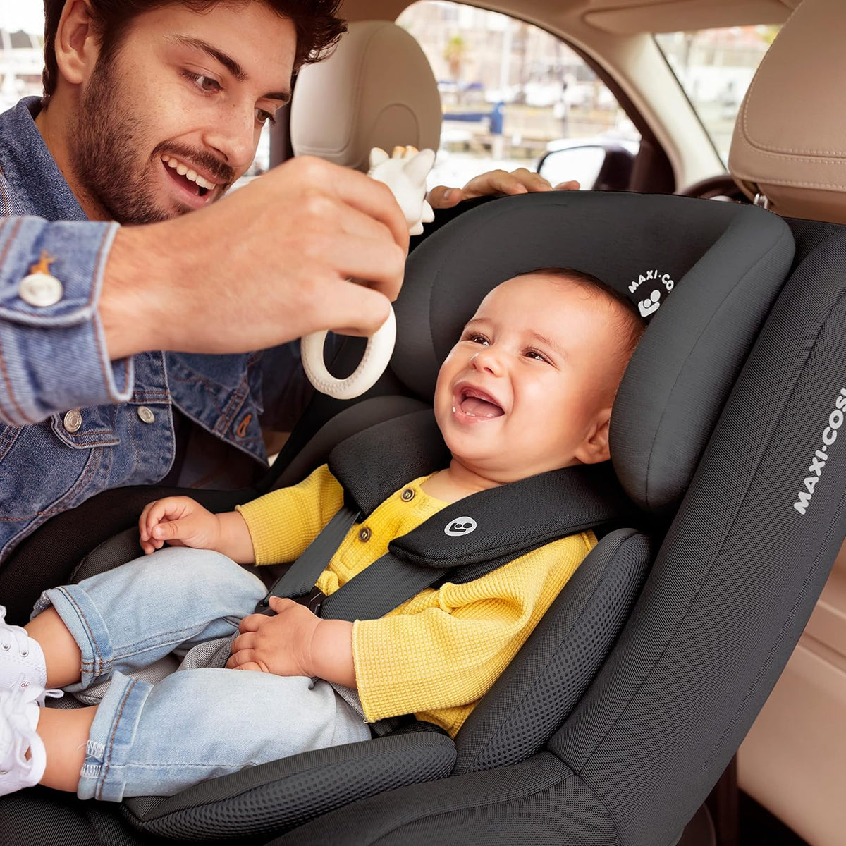 Maxi-Cosi Pearl Pro² i-Size, Siège Auto Groupe 1, ISOFIX, Installation Dos Route et Face Route, de 6 mois à 4 ans (67-105 cm), Authentic Black