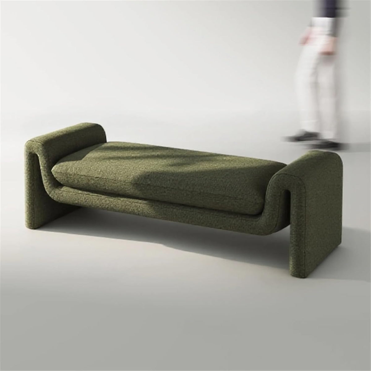 Cenz-888 Banc de Chambre pour Bout de lit Banc de Chevet Style rétro, Dressing, Rangement for vêtements et Chaussures, canapé, lit, Banc Marron Moyen