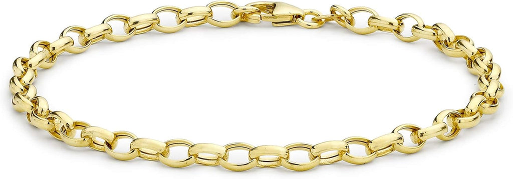 Carissima Gold - Maille Jaseron Bracelet Femme - 9 cts Or 375/1000