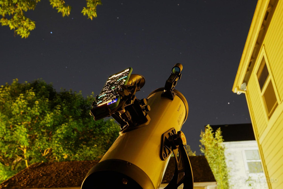 Celestron 22460 StarSense Explorer DX 102AZ Télescope réfracteur, Compatible avec Les Applications pour Smartphone, Compatible iOS/Android, Gris