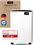 Comedes Demecto 70 Déshumidificateur, 75 l/24 h au maximum, convient aux pièces et aux caves jusqu'à 240 m² / 550 m³