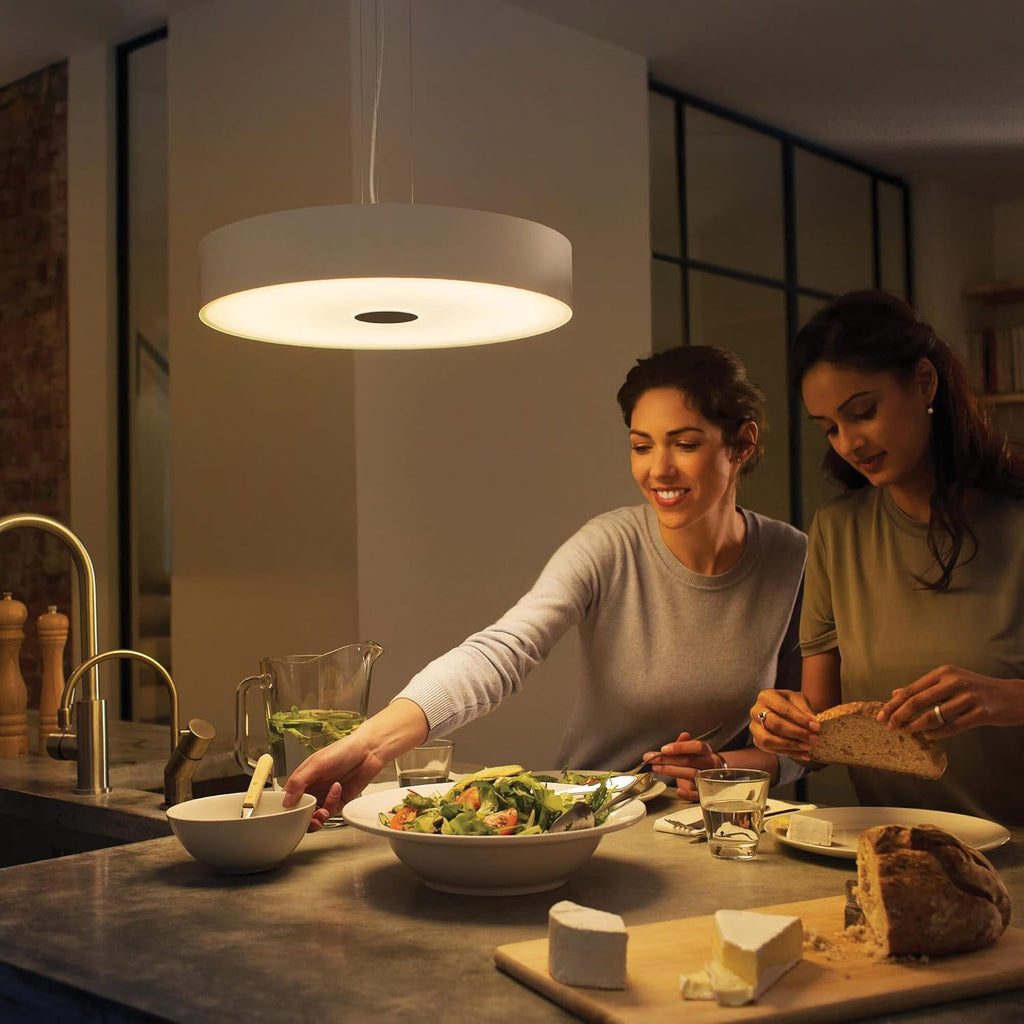 Hue White Ambiance FAIR Suspension 39W - Blanc télécommande incluse , compatible Bluetooth, fonctionne avec Alexa, Google Assistant et Homekit