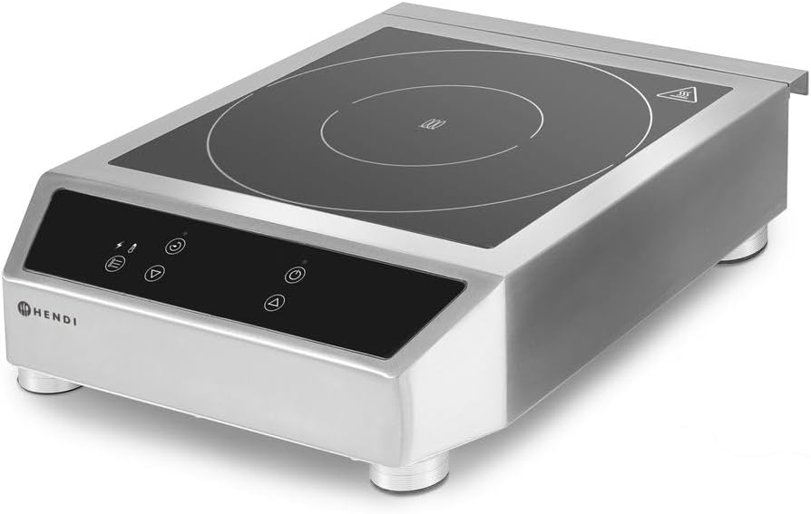 HENDI 239711 Plaque de Cuisson à Induction Modèle 3500 D 340 X 440 X 120 mm