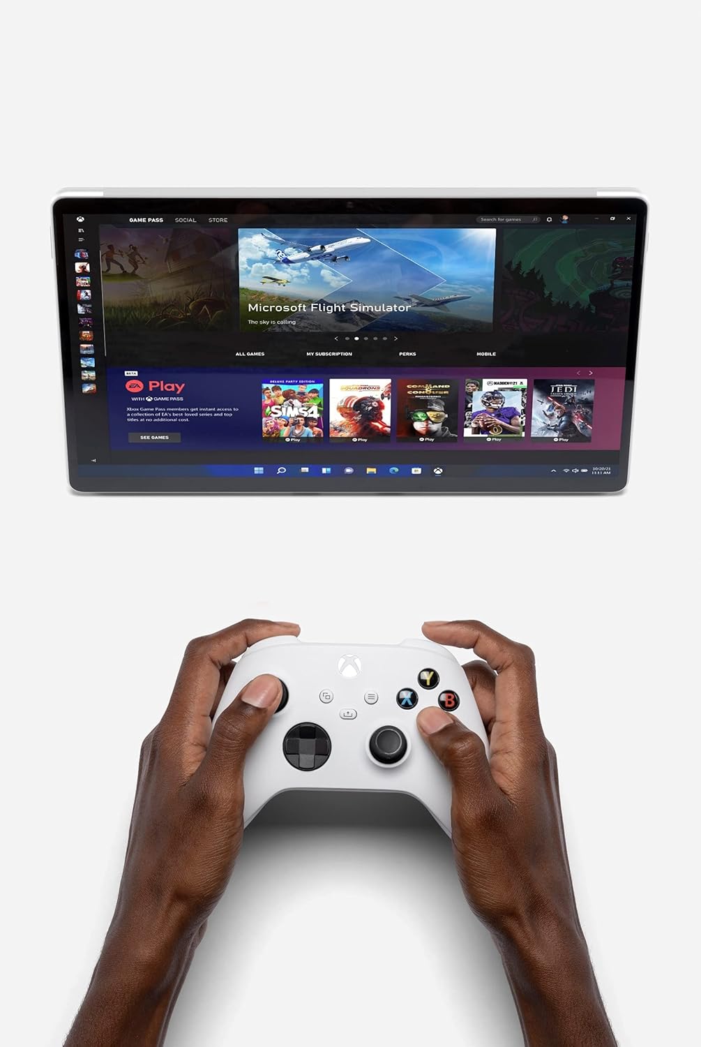 Microsoft Surface Pro 8 Ordinateur Portable (Windows 11,écran tactile 13’’, 8 Go RAM, 128 Go SSD,Core i5) Platine