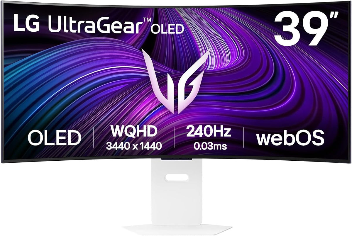 LG Ultragear 39GX90SA-W Ecran PC Gaming 39" - Dalle OLED résolution QHD (3440 x 1440), 1ms 240Hz, DisplayHDR400 True Black, DCI-P3 98.5 pour cent (CIE1976), FreeSync Premium, G-Sync Compatible