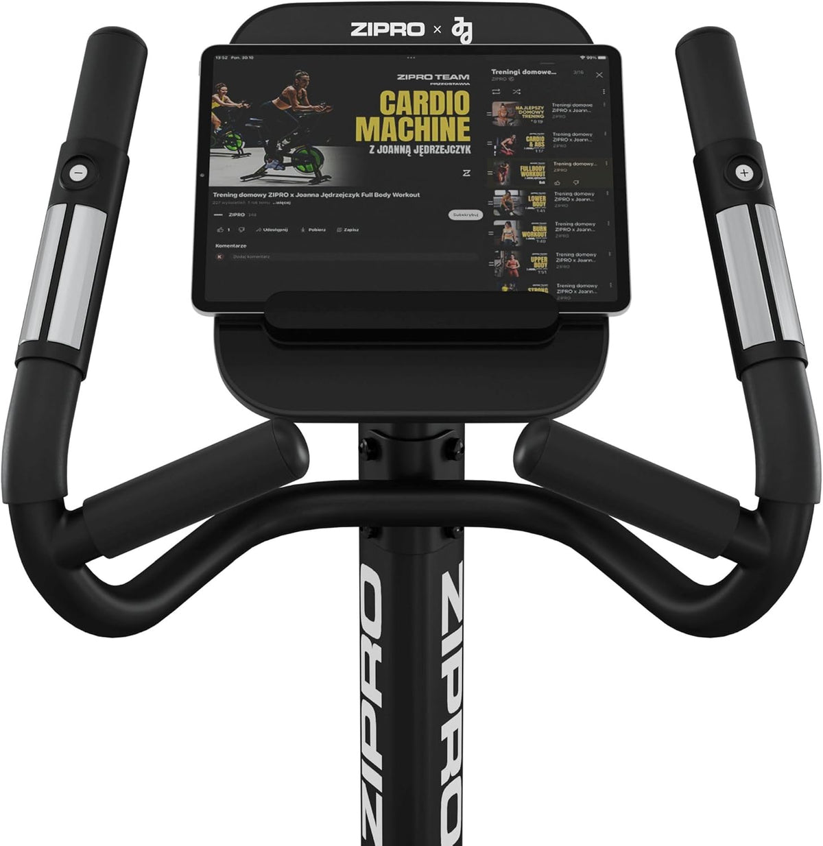 Zipro Vélo d'Appartement Strike - Ergomètre Fitness Magnétique Jusqu'à 150 kg - Vélo d'Intérieur pour Entraînement à Domicile