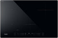 Plaque de cuisson induction 4 feux largeur 77 cm vitrocéramique technologie FlexiCook couleur Ner