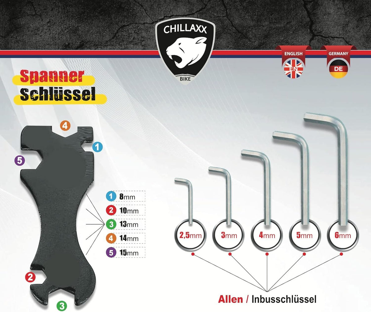 Chillaxx Falcon VTT de 24, 26, 27,5 et 29″, pour garçons, filles, femmes et hommes, frein à disque, dérailleur à 21 vitesses, suspension complète