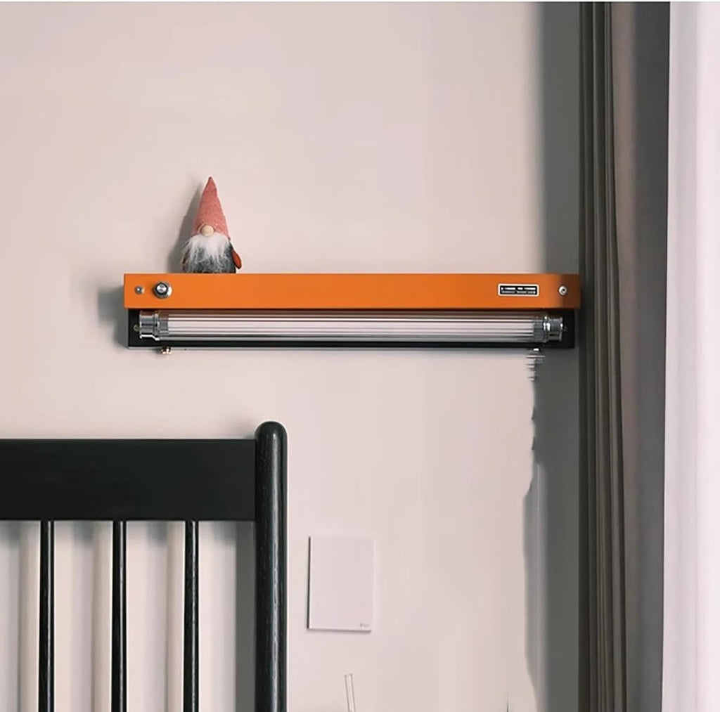 Lampe de coiffeuse de style rétro avec bouton à intensité variable, éclairage de salle de bain nostalgique pour miroir, solution élégante
