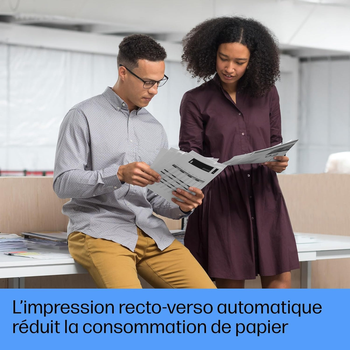 Laserjet Pro MFP 4102fdw, 2Z624F, imprimante Multifonction A4, Impression Automatique Recto-Verso, 42 ppm, Port USB hôte, Wi-FI, Ethernet, fax, ADF, Smart, Blanche