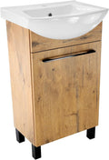 Paplinskimoebel Meuble de Salle de Bain avec Lavabo 50 x 40 x 84,5 cm - WC Rangement - Vasque 50 cm