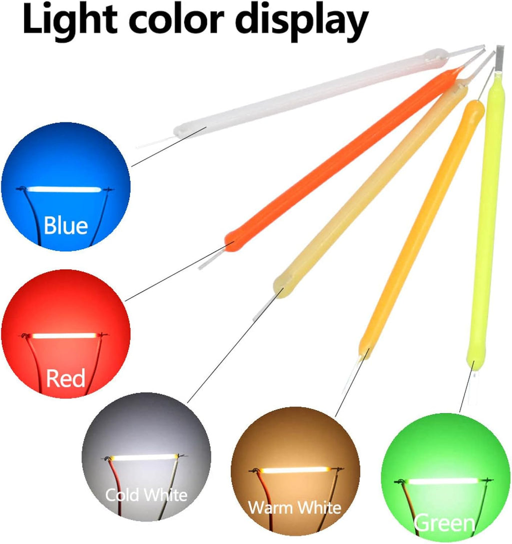 Lot de 240 ampoules Edison - Kit de réparation de puces LED avec diodes rouge, bleu, blanc chaud et blanc froid pour lampes à incandescence