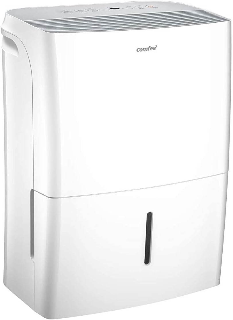 Déshumidificateur Connecté 16L-jour, 4 Modes, Deshumidificateur d air electrique, Mode intelligent, Réservoir 3L, Pour pièce de 58-73㎡, MDDF-16DEN7 WF, Chambre, Garage, Fonctionne avec Alexa