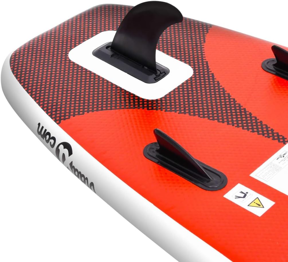 Home Outdoor AutresInflatable Stand Up Paddle Board Set Rouge 330x76x10 cm