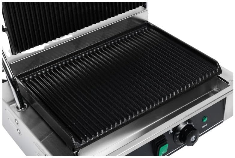 Grill Panini Grande Surface de Chauffe Rainurée