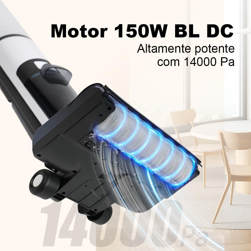 LIECTROUX i7 Pro Aspirateur Eau et Poussière Intelligent Sec et Humide, système de contrôle Intelligent, autonettoyage, essorage et Propulsion, Affichage numérique, Guidage Vocal