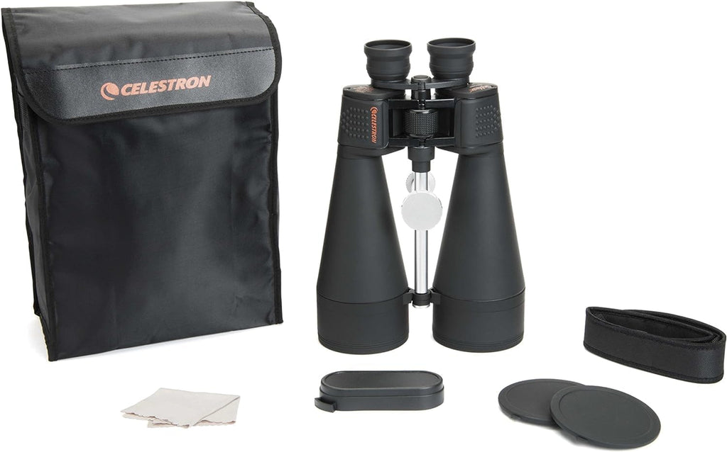 Celestron 71018 SkyMaster 20x80 mm Jumelles à Prisme de Porro avec Objectif Multicouche, Verre à Prisme BaK-4 et étui de Transport, Noir