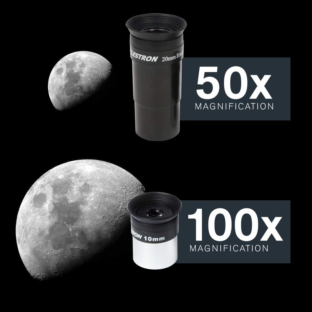 Celestron 31042 AstroMaster 114EQ Newtonian Reflector Telescope, Dark Blue