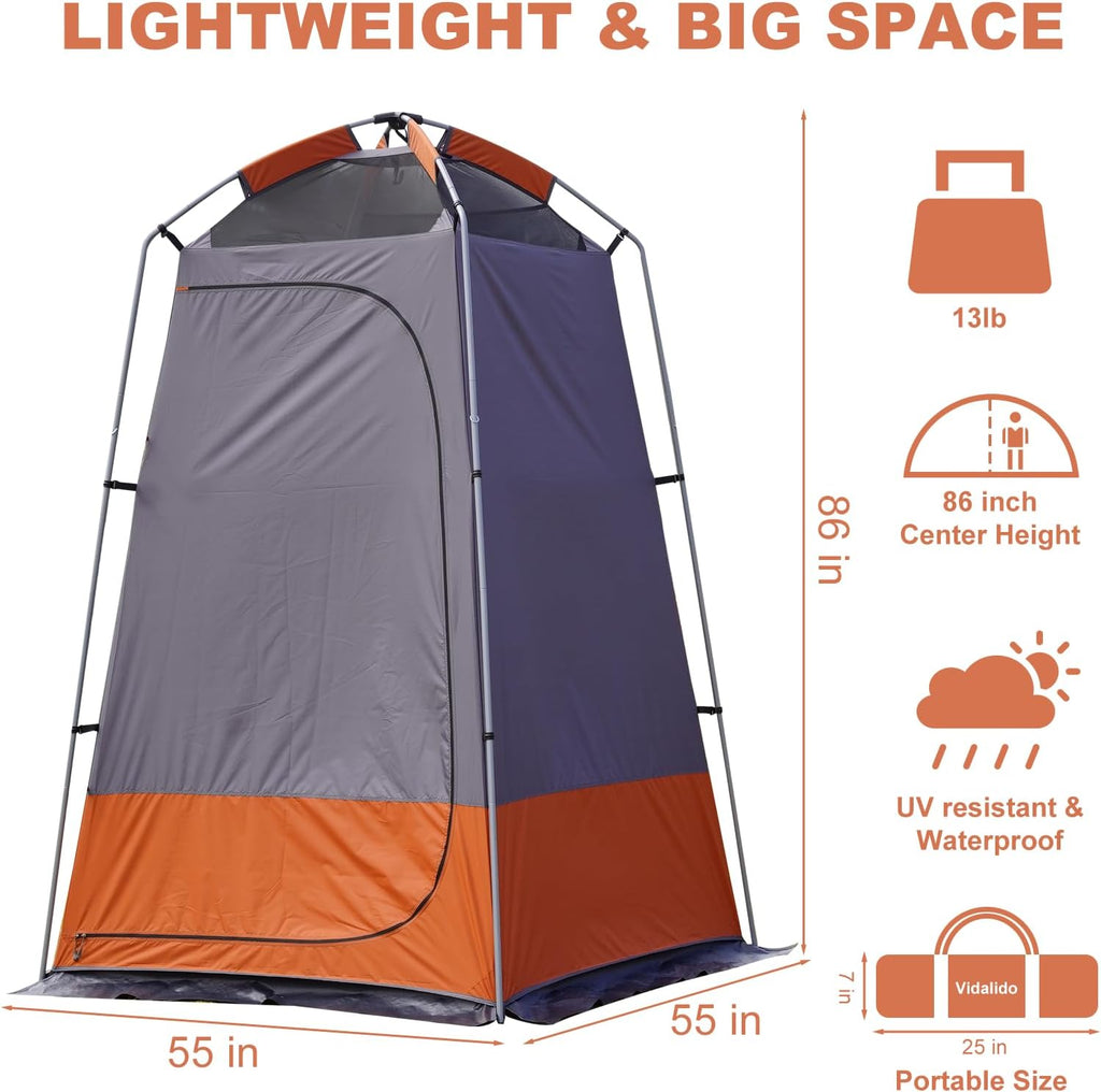 Tente de Douche extérieure pour vestiaire, abris de Camping Portables
