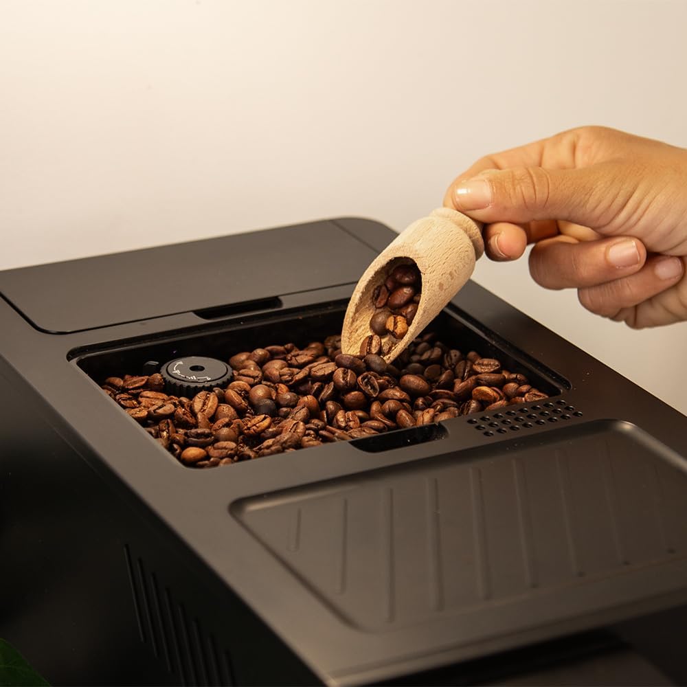 Cecotec Cafetière Superautomatique Cremmaet Compactccino. 1350 W, Thermoblock, Pompe à Pression de 19 bars, Système Plug&Play, Réservoir de Café avec Moulin Intégré, Nettoyage Automatique