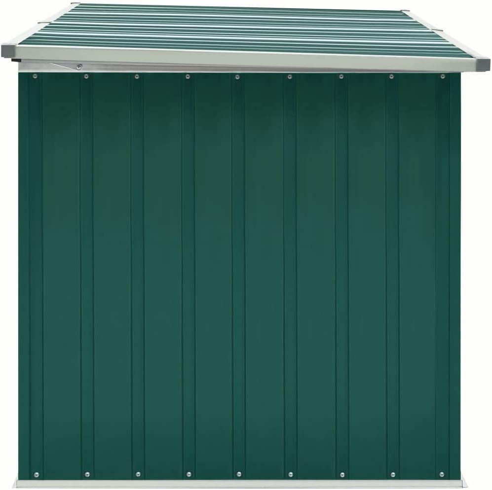 Homiuse Coffre de Rangement Extérieur 171x99x93 cm - Abri de Jardin en Acier Vert - Boîte de Stockage pour Extérieur
