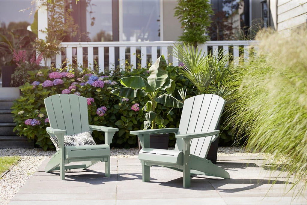 KETER Fauteuil de Jardin Adirondack - Lot de 2 - Vert