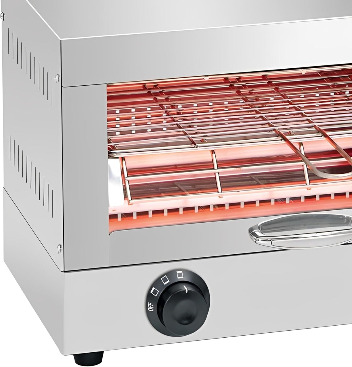 MBH - Grille-pain industriel électrique 1 étage en INOX pour l'HÔTELLERIE. Four grille-pain professionnel pour bars et restaurants.