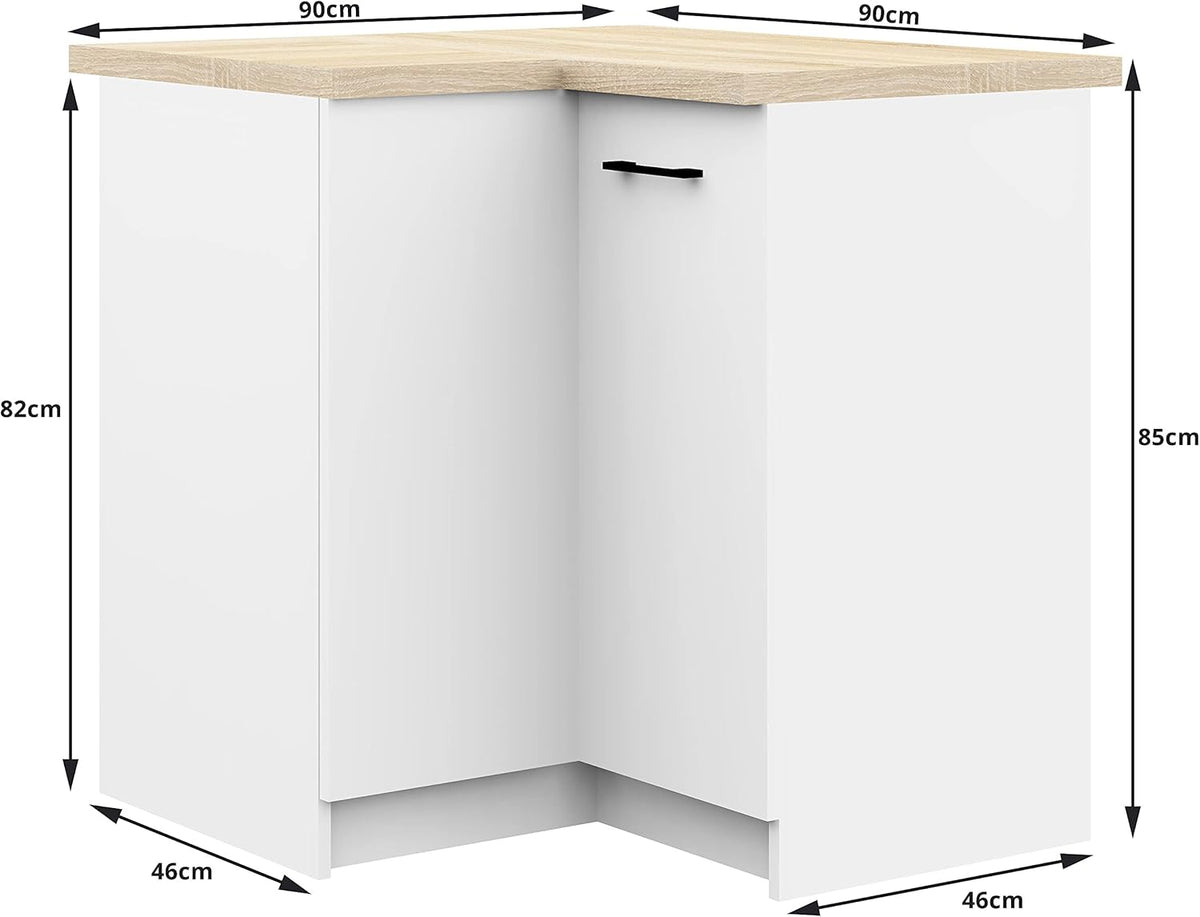 AKORD Armoires de Cuisine Olive Spacieux Robuste pour Tout Design pour Une Petite Cuisine pour Une kitchenette dans Le Cadre d'un Ensemble