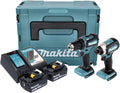 Combopack 2 outils 18V LXT perceuse DDF485 + visseuse à choc DTD153 (2x5,0 Ah) - DLX2289TJ
