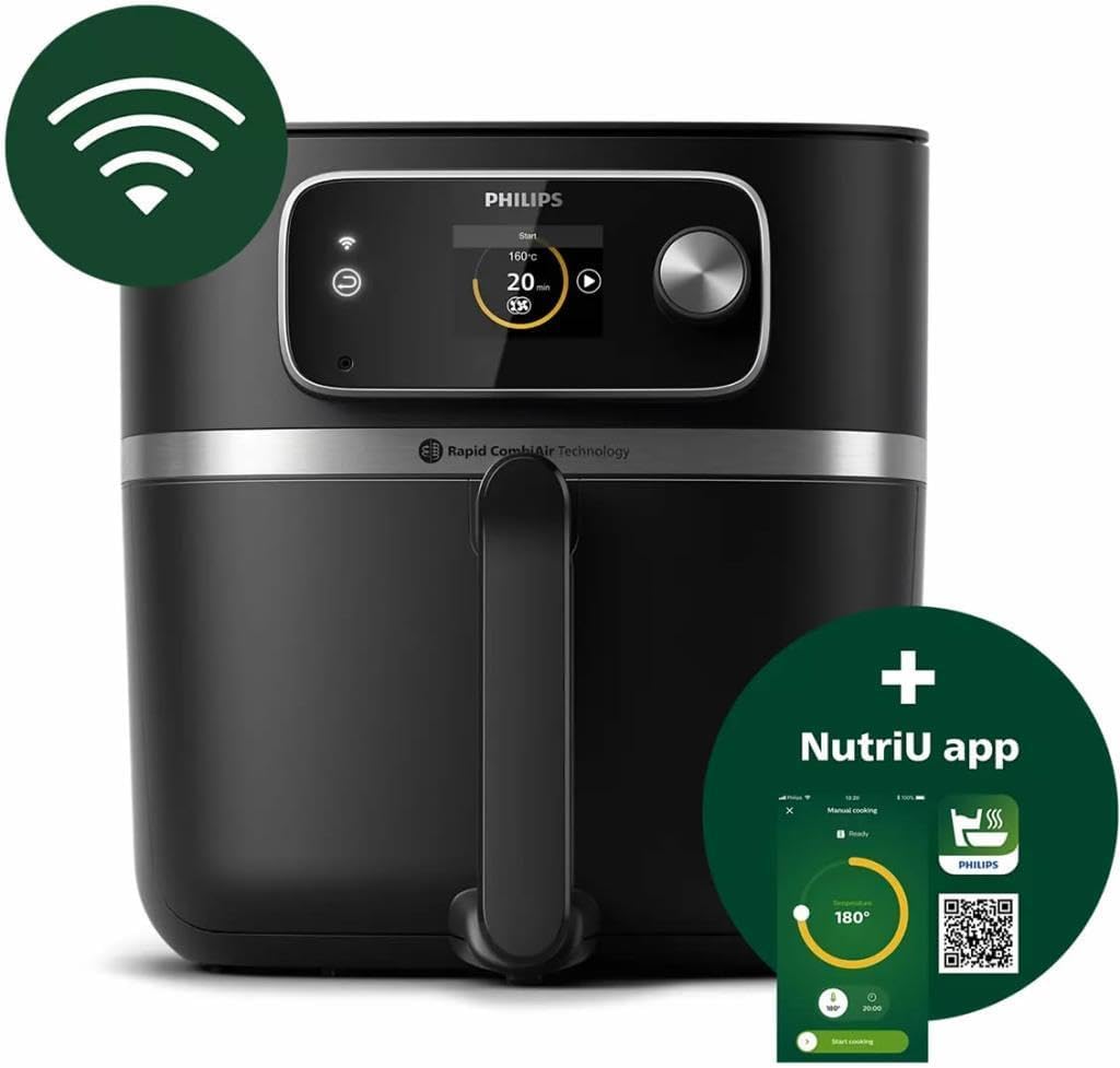 Friteuse à air chaud HD9880/90 Airfryer Connecté XXL noir Série 7000