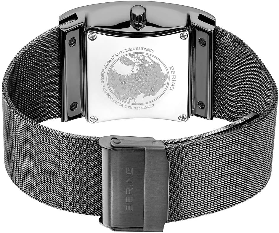 Bering Hommes Analogique Quartz Montre avec Bracelet en Acier Inoxydable