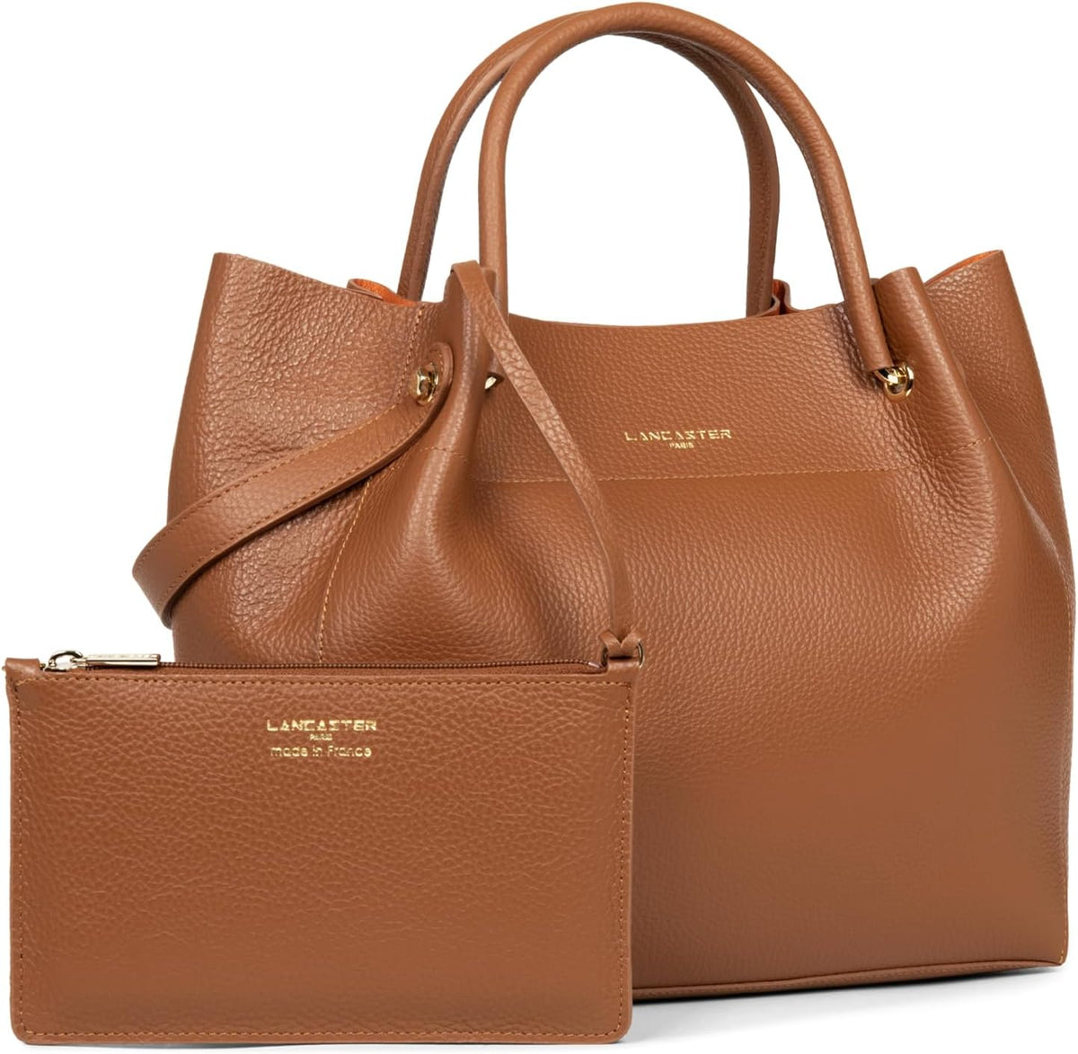 LANCASTER Sac cabas épaule - Foulonné Double
