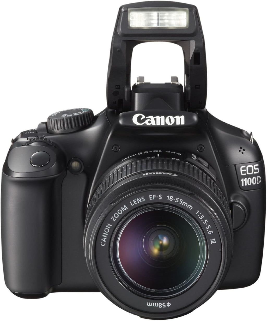 Canon EOS 1100D Appareil photo numérique Reflex 12.2 Mpix Kit Objectif 18-55mm III Noir