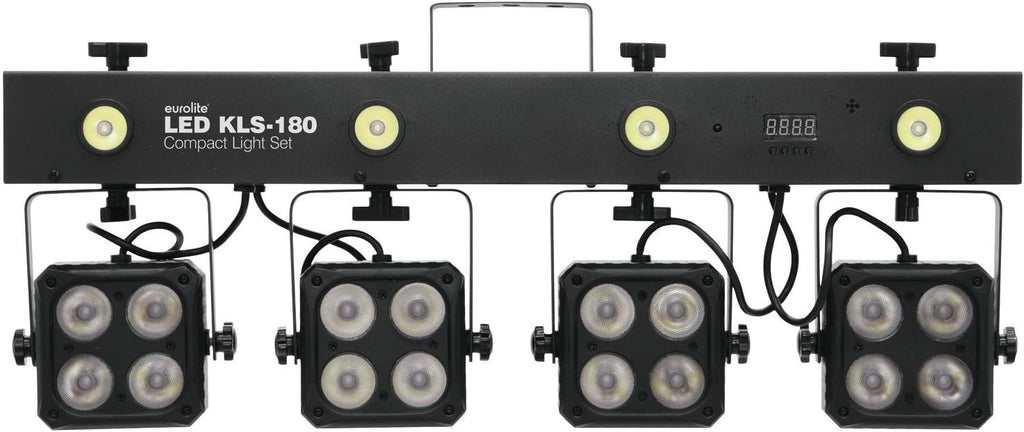 Eurolite LED KLS-180 Compact Light Set (Black) - Jeu de spots et d'effets à LED