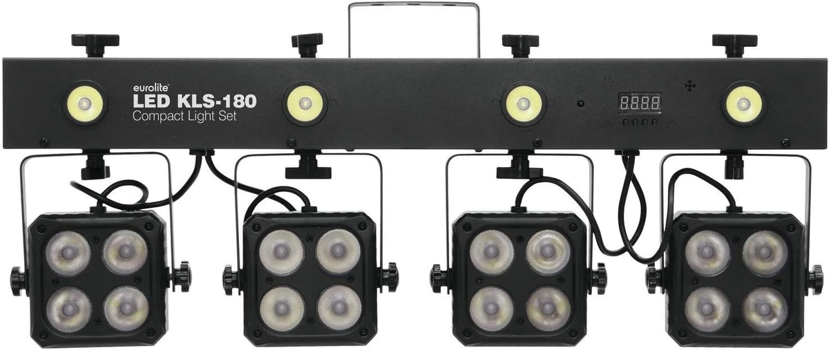 Eurolite LED KLS-180 Compact Light Set (Black) - Jeu de spots et d'effets à LED
