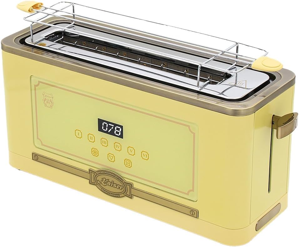 KAISER Grille-pain T 4000 ElfEm Retro avec 6 niveaux de grillage différents pour de meilleurs résultats