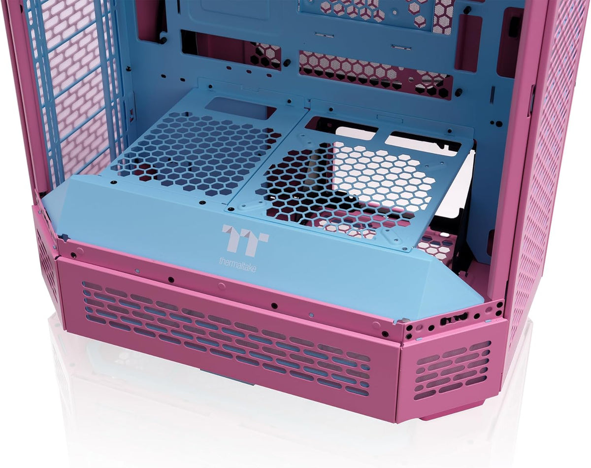 Thermaltake The Tower 600 Mid Tower Chassis | Hidden Connector | Bubble Pink
