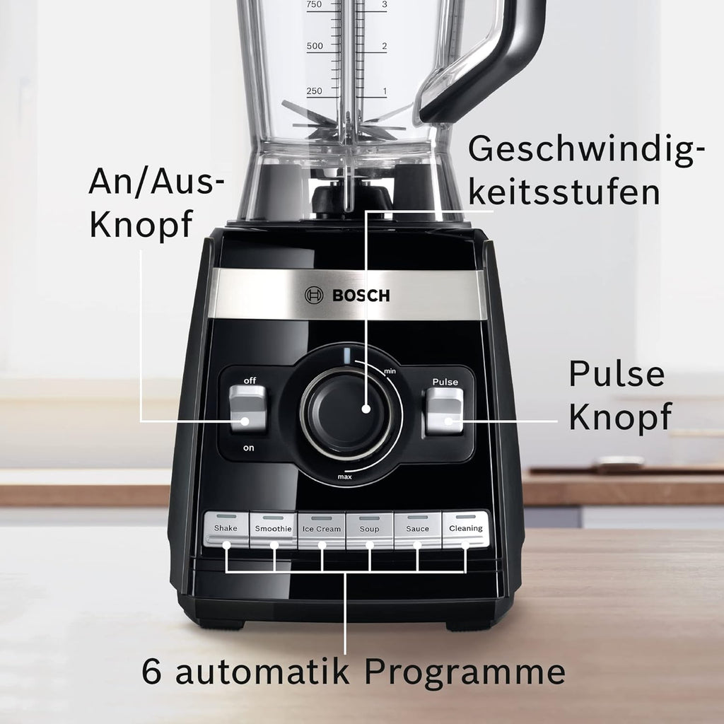 Bosch MMBH6P6BDE mixeur Robot mixer 1600 W Noir