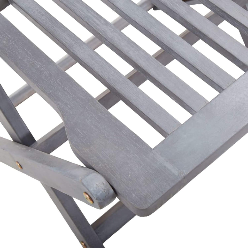 ARKEM Chaises Pliables d'extérieur 2 pcs avec Coussins Bois d'acacia,Mobilier À Dîner De Jardin,Table Et Chaises De Patio Terrasse599