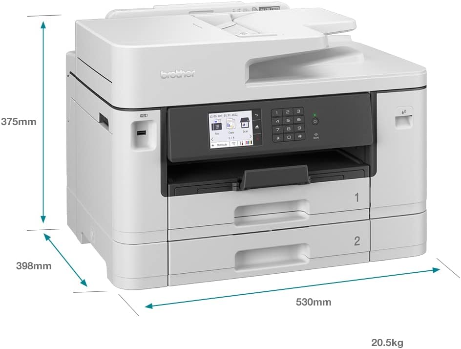 Brother MFC-J5740DW Ad inchiostro A3 1200 x 4800 DPI Wi-Fi (MFC-J5740DW A4 Colour Inkjet MFP)