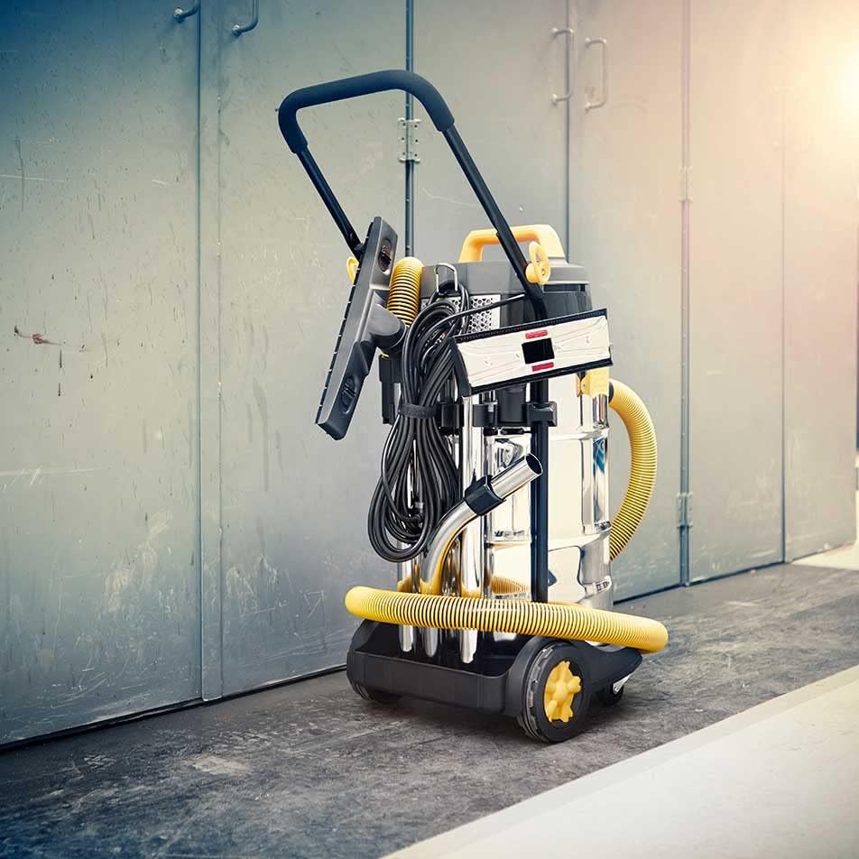 Vacmaster VK1638SWC 1600W 38L Industriel Aspirateur Eau et poussière avec HEPA 13 Filtration Acier Inoxydable Aspirateur Sec et Humide
