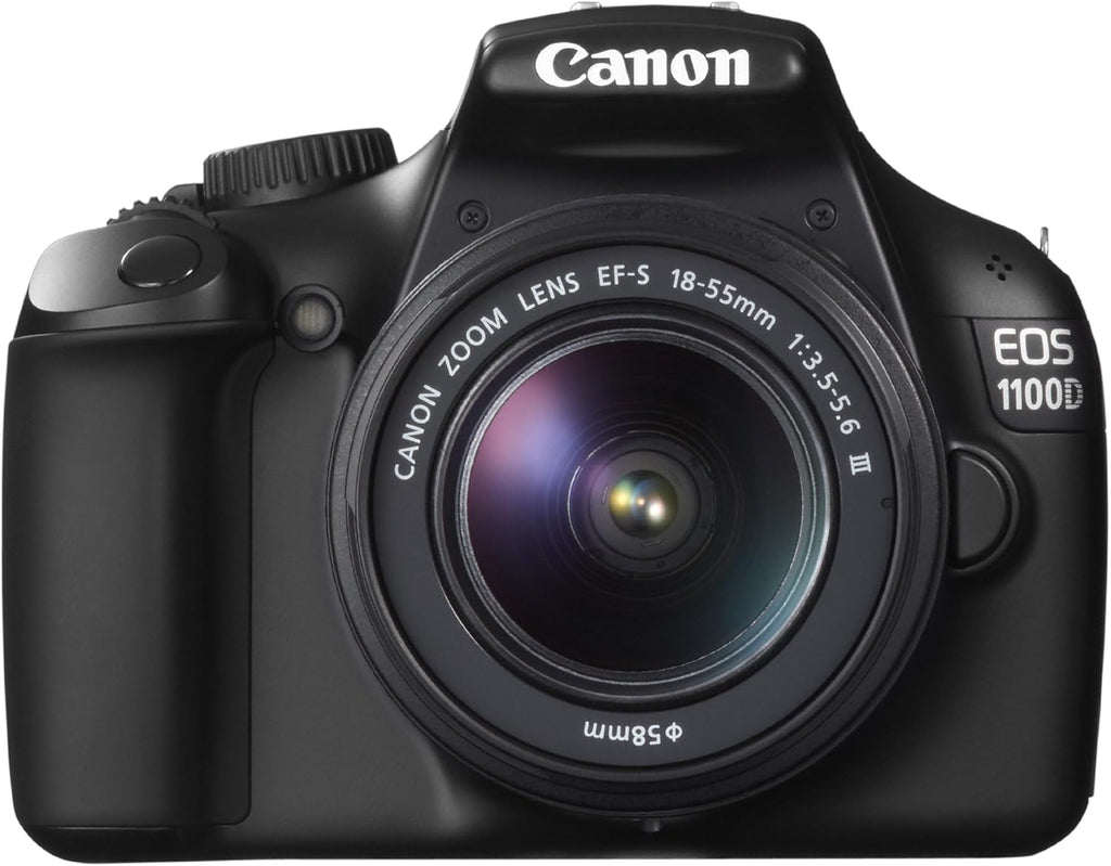 Canon EOS 1100D Appareil photo numérique Reflex 12.2 Mpix Kit Objectif 18-55mm III Noir