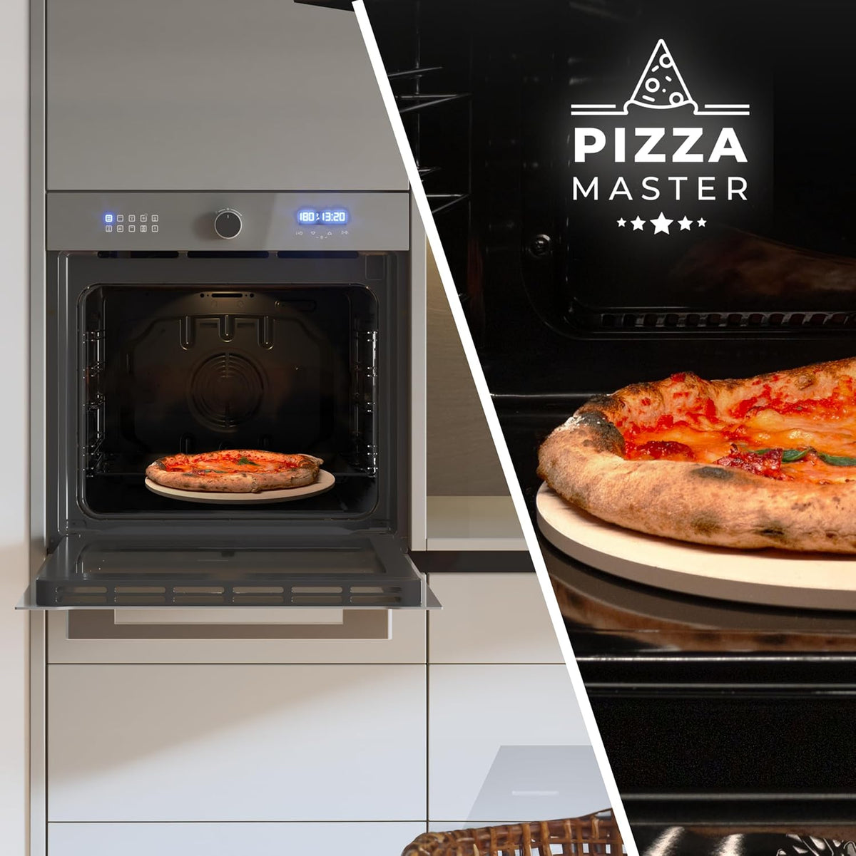 Cecotec Four Encastrable Multifonction 60 cm Bolero Hexa AF316000 Glass Grey A. 3400W, 81L, 11 Fonctions avec Airfryer Master, Pizza Master, Steam Asisst, Steam EasyClean, Cuisson 3D, Décongélation