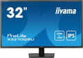 Iiyama Ecran 31,5 Noir 3ms Dalle IPS 2560x1440 100Hz 250 CD/m² 2xHDMI 1xDisplayPort 3xUSB HUB (3.2) HPs VESA 100x100 X3270QSU-B1
