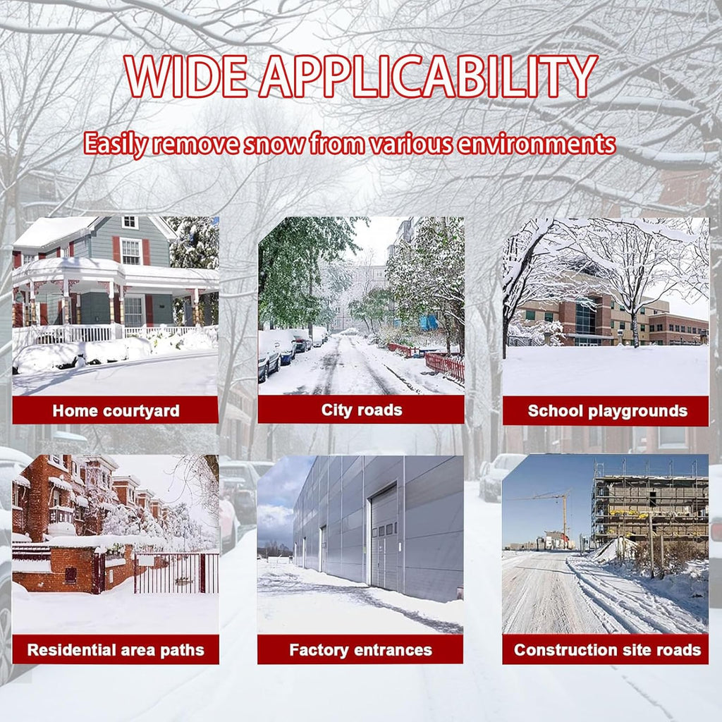 ORIDLECTAL Fraise à Neige, Deneigeuse Electrique, Déneigement pour Allées, Batterie 20V 4Ah, Moteur Haute Puissance 1200W, Portée 16cm, Léger et Facile à Manipuler