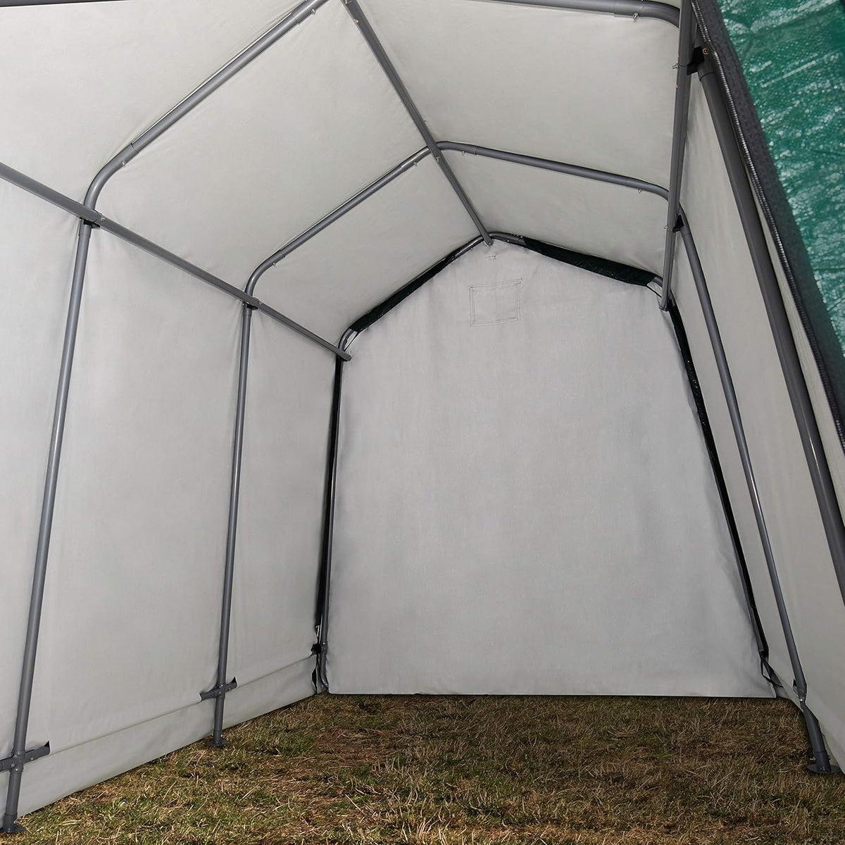 TOOLPORT 2,4 x 3,6 m Garage Tent, abri de Stockage, PE 450 N, Tente Garage Vert