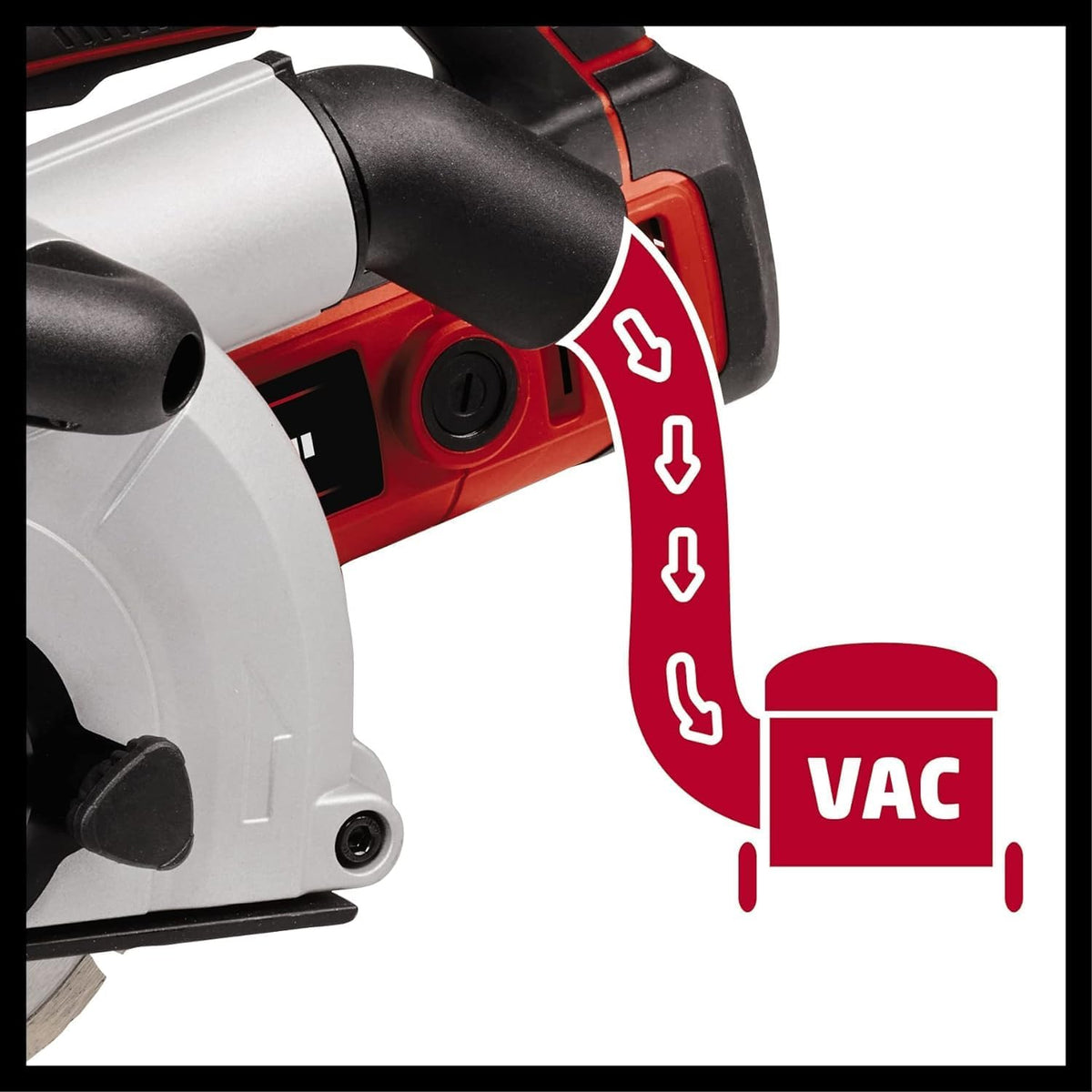 Einhell Rainureuse TE-MA 1700 (1 700 W, réglage de la largeur jusqu’à 38 mm et de la profondeur jusqu’à 40 mm) Livré en sac + 4 disques diamant