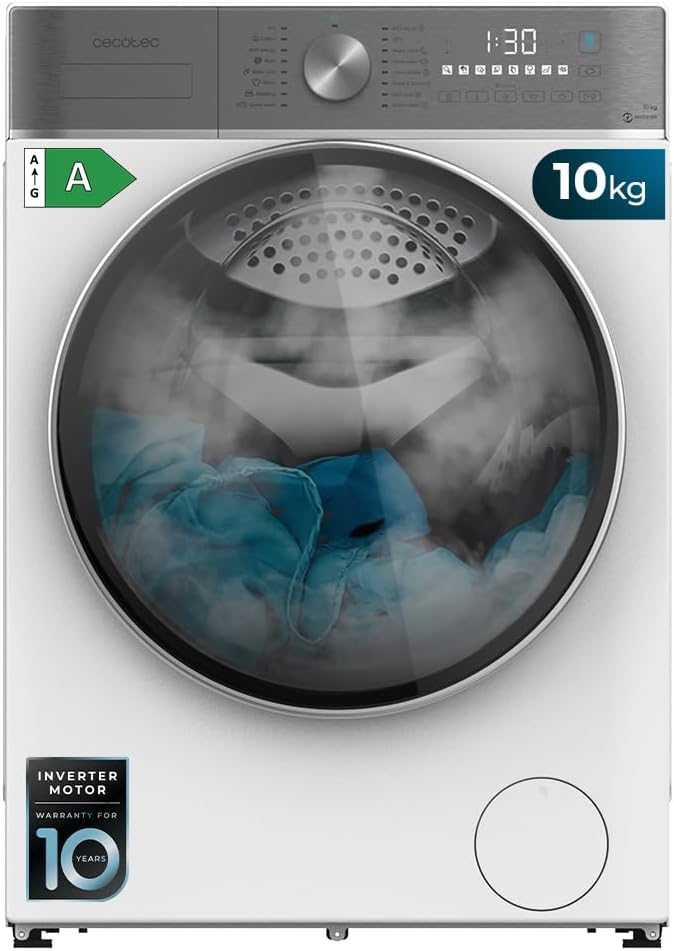 Lave-linge à chargement frontal Cecotec Bolero DressCode 10800 Inverter A